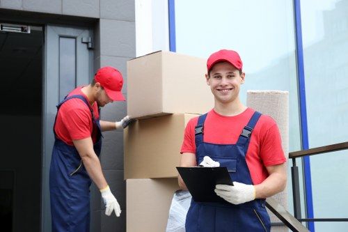 Local house removalists helping with a residential move in Removalvan