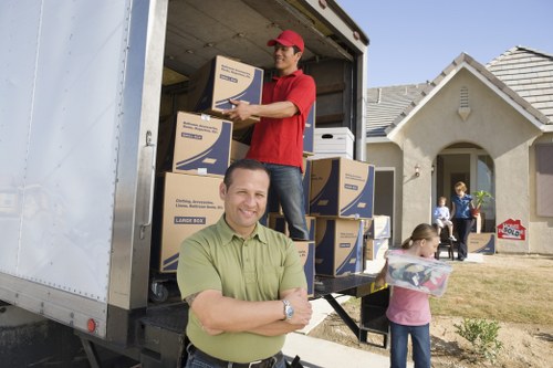 Protective equipment used during a professional removal van service
