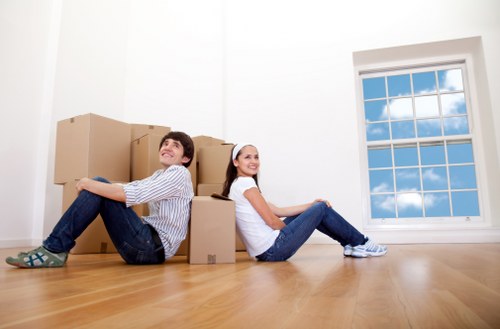 Moving truck ready for a local home removal in Removalvan
