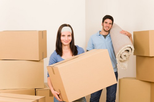 Careful loading of furniture for removals in Removalvan
